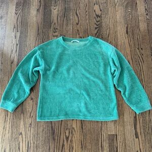 Women's See and Be Seen Green Sweater, Size L